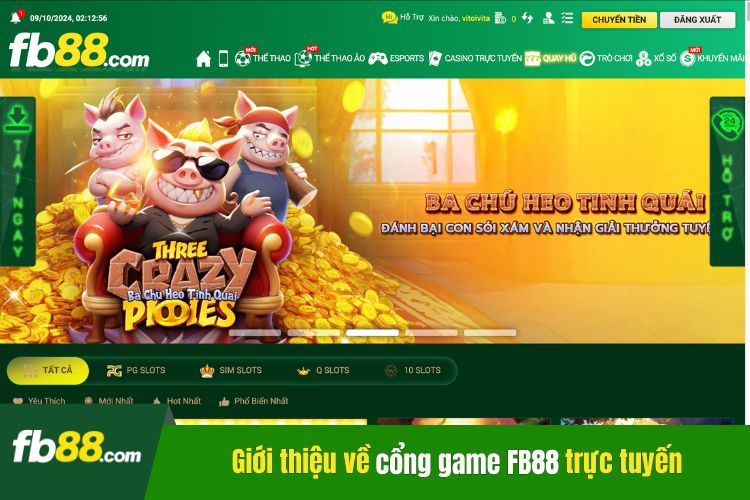 Giới thiệu về cổng game FB88 trực tuyến