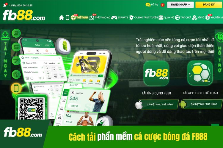 Hướng dẫn cách tải phần mềm cá cược bóng đá FB88 